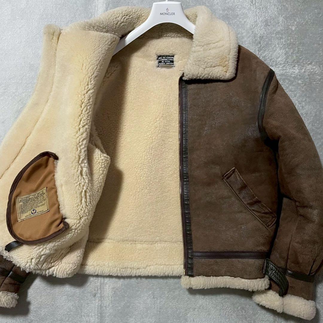 AVREX アヴィレックス B-3 フライトジャケット バックデザイン 42