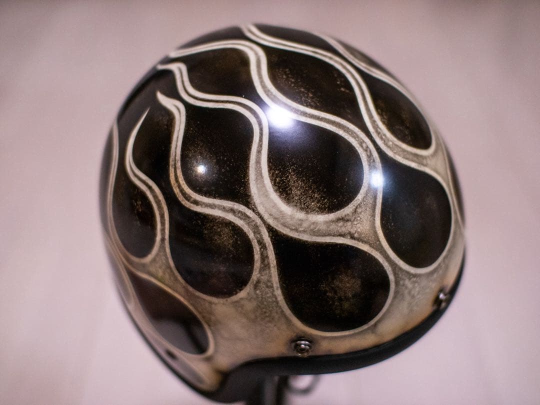 M 極小帽体　500tx スモールジェット　黒エイジングアイボリーフレア