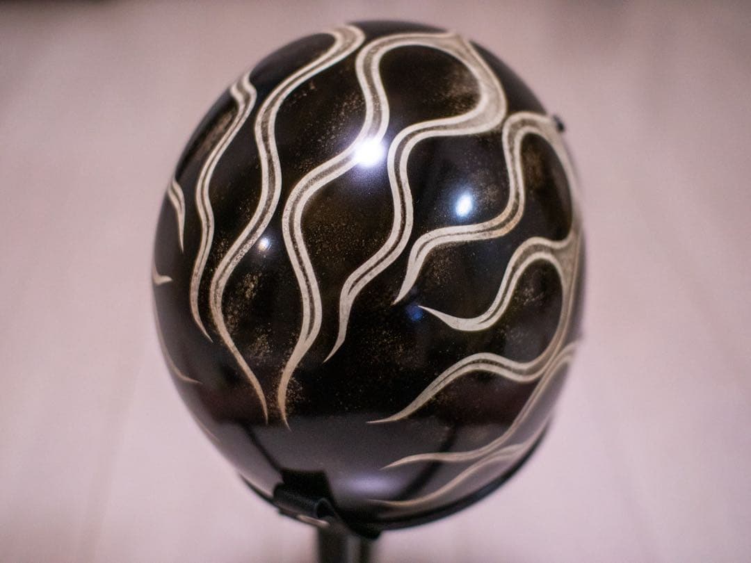 M 極小帽体　500tx スモールジェット　黒エイジングアイボリーフレア