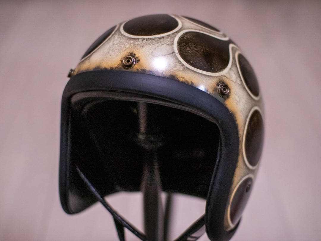 M 極小帽体　500tx スモールジェット　黒エイジングアイボリーフレア