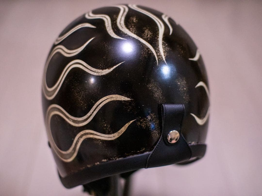 M 極小帽体　500tx スモールジェット　黒エイジングアイボリーフレア