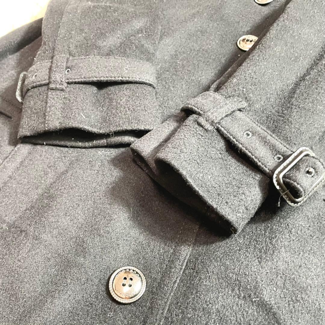 近年モデル⭐︎バーバリー　ナポレオンコート　ロントレンチコート　カシミヤ混