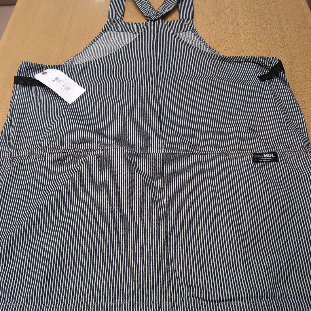 新品未使用 メデル ヒッコリー エプロンベスト