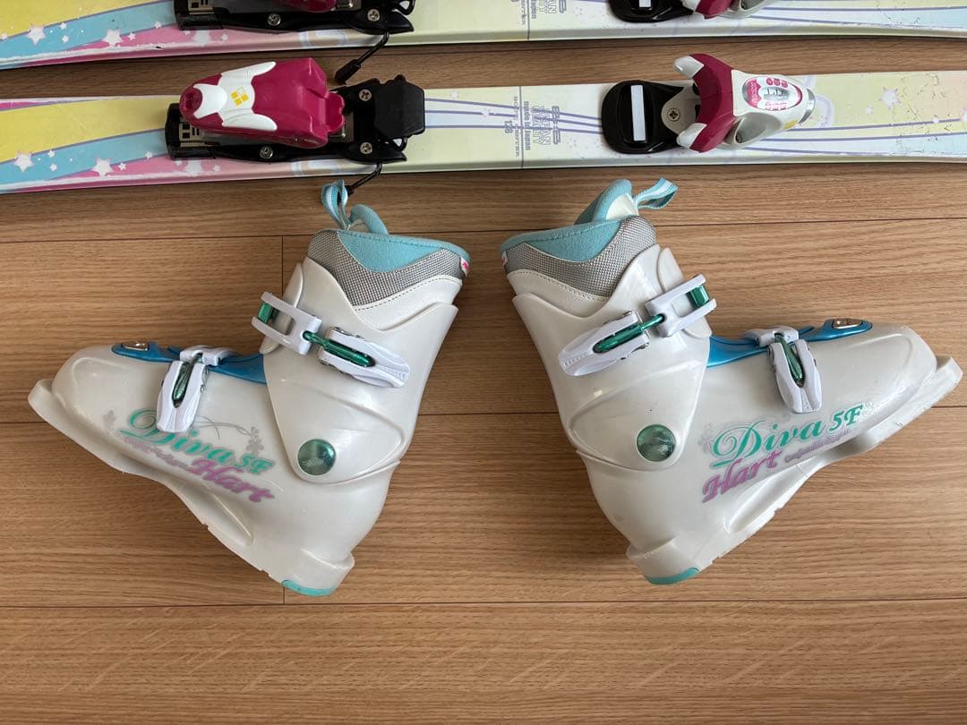 B×B Hart ジュニアスキー4点セット ハート レディース 女の子 キッズ