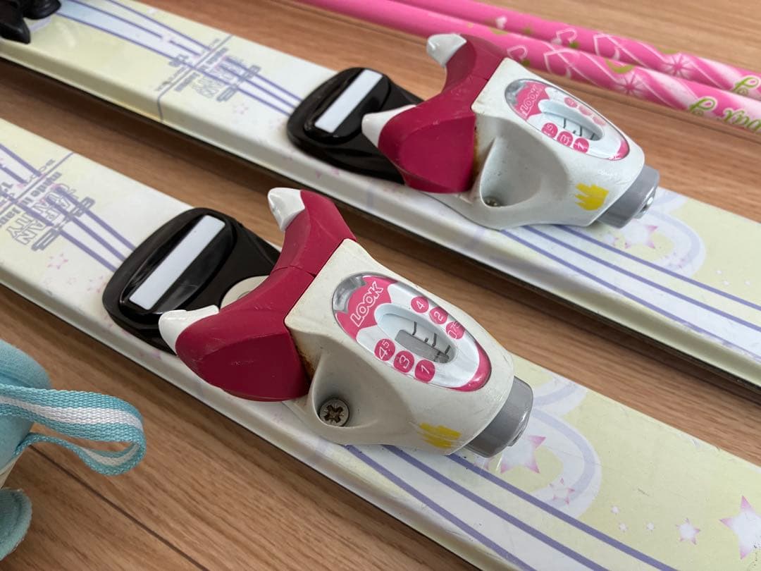 B×B Hart ジュニアスキー4点セット ハート レディース 女の子 キッズ