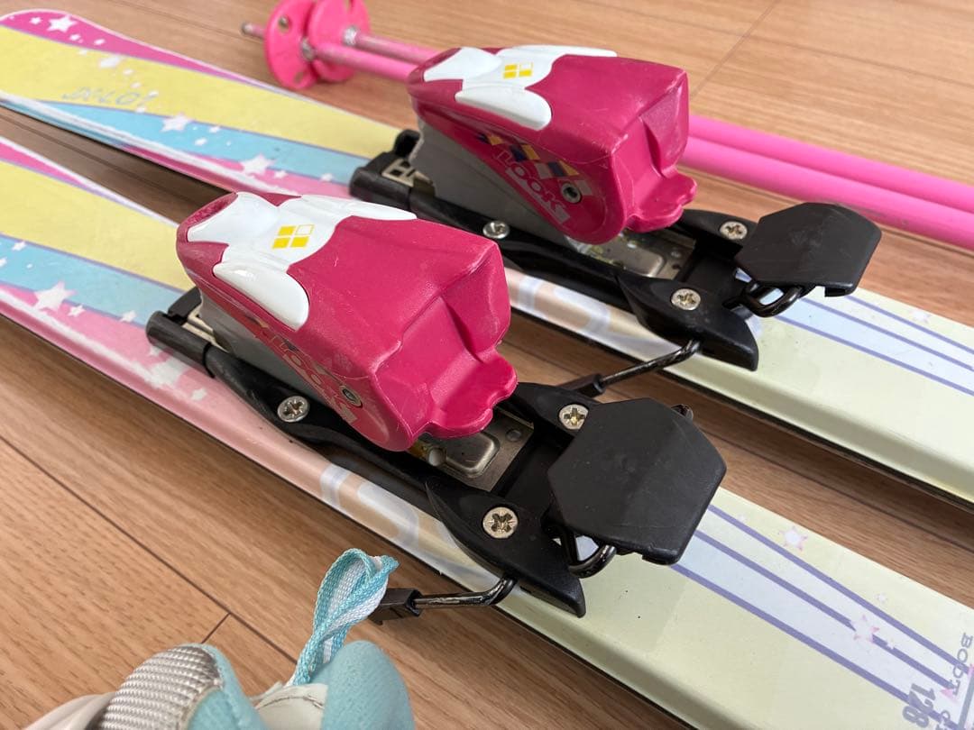 B×B Hart ジュニアスキー4点セット ハート レディース 女の子 キッズ