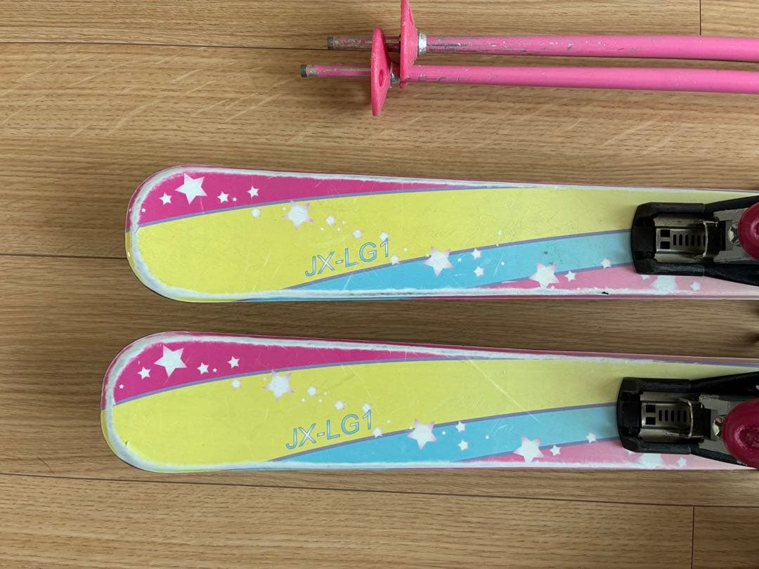 B×B Hart ジュニアスキー4点セット ハート レディース 女の子 キッズ