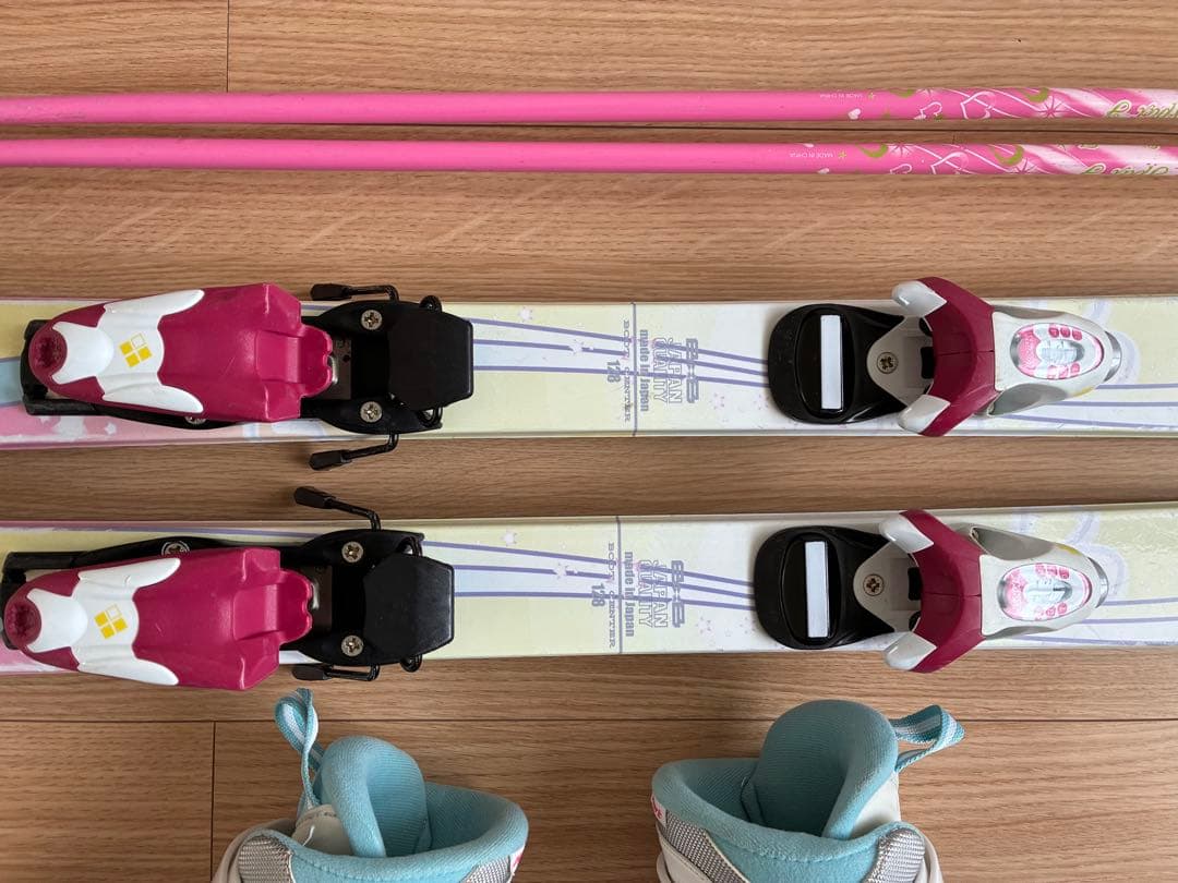 B×B Hart ジュニアスキー4点セット ハート レディース 女の子 キッズ