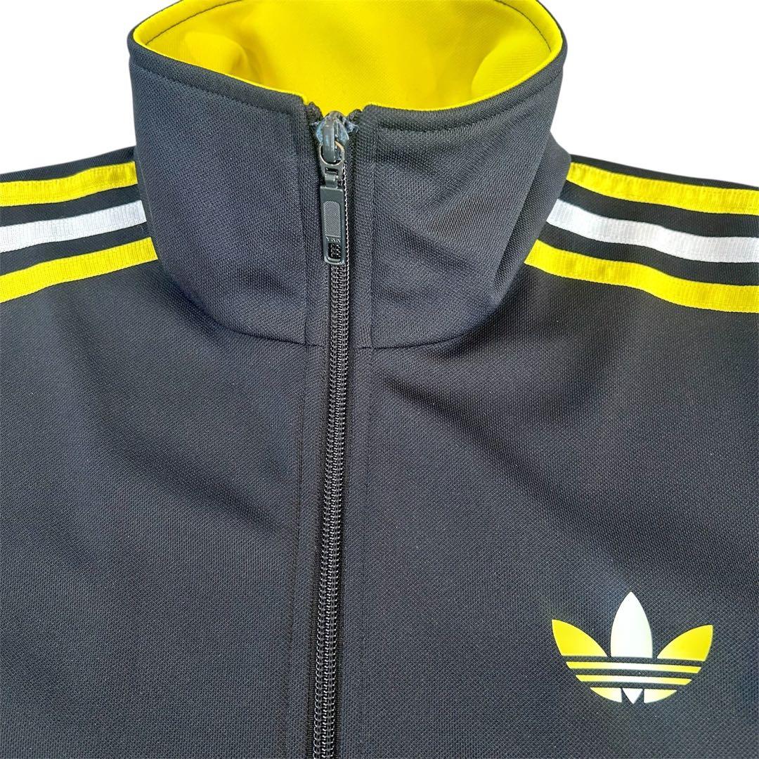 【激レア】アディダス ファイヤーバード トラックジャケット 黒 黄色 M