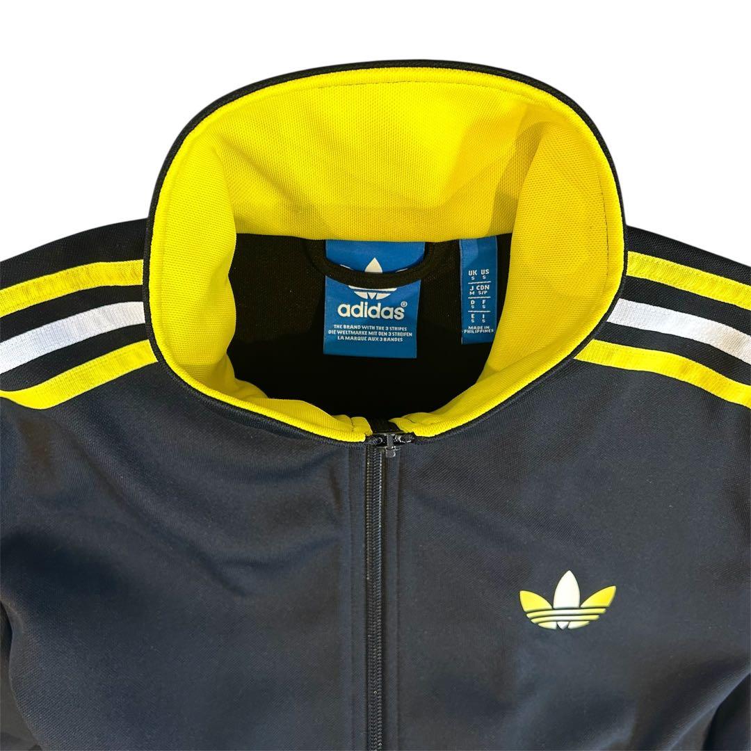 【激レア】アディダス ファイヤーバード トラックジャケット 黒 黄色 M