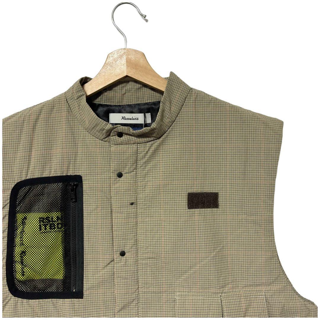 インターブリード ラッセルノ ゴルフ コーデュラ 中綿ベスト ベージュ 2XL