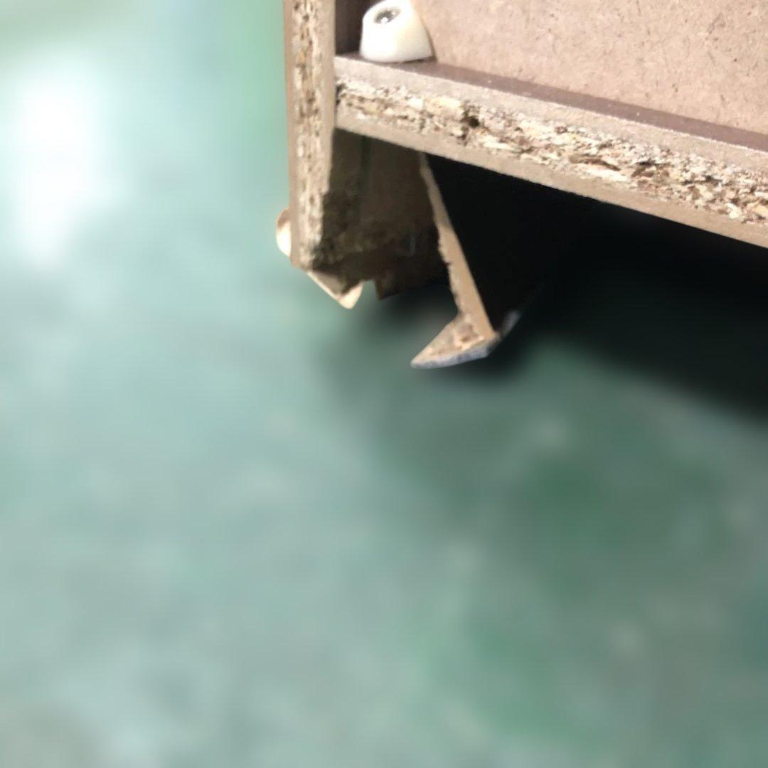 ニトリ レンジ台 フォルムN RE9090G 食器棚 ブラウン