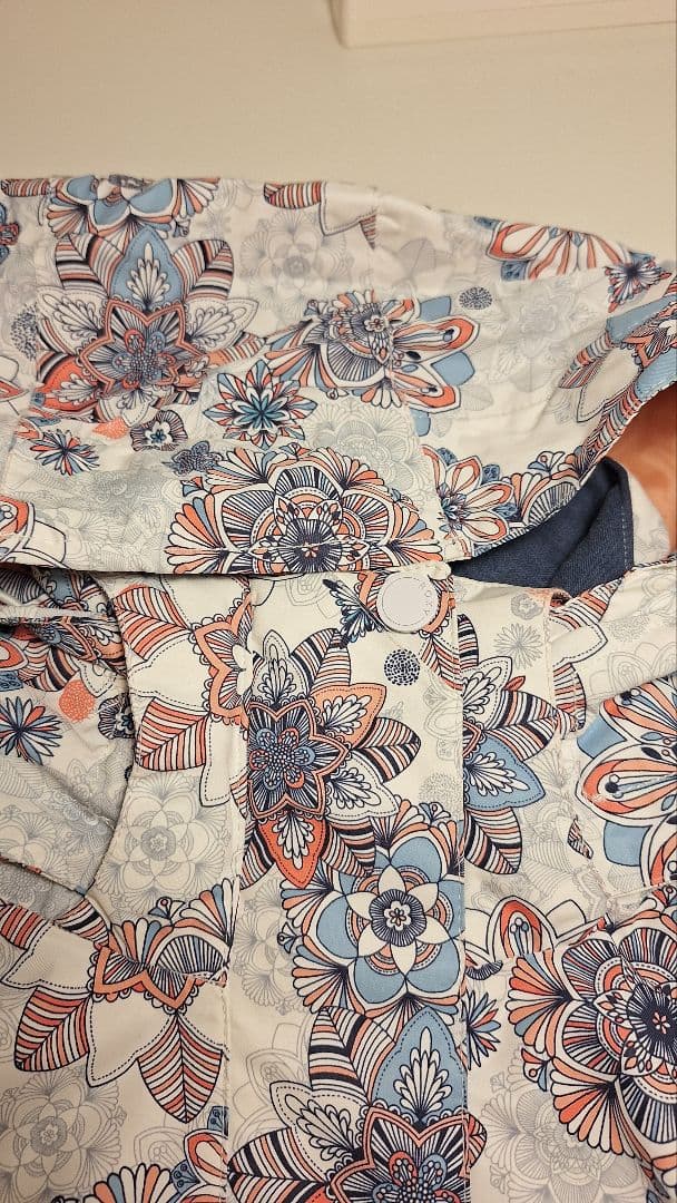 ROXY 上下スノーボードウェア スキーウェア 花柄 ピンク ホワイト