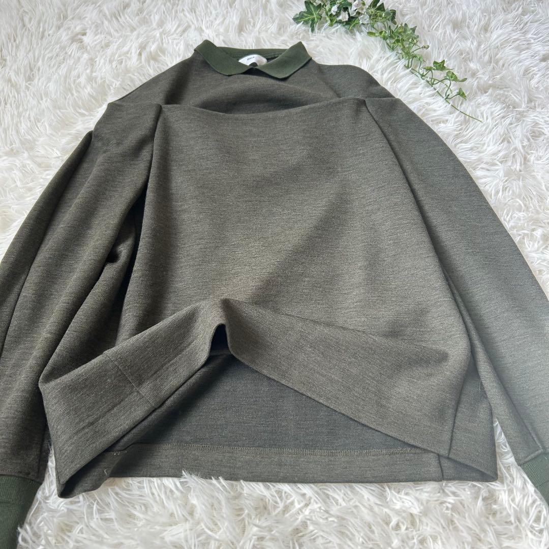 toga pulla ヴィンテージジャージプルオーバーカットソー 襟