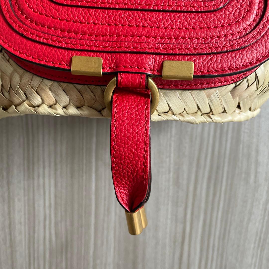 【美品】Chloe クロエ かごバッグ ミニ バスケット MARCIE