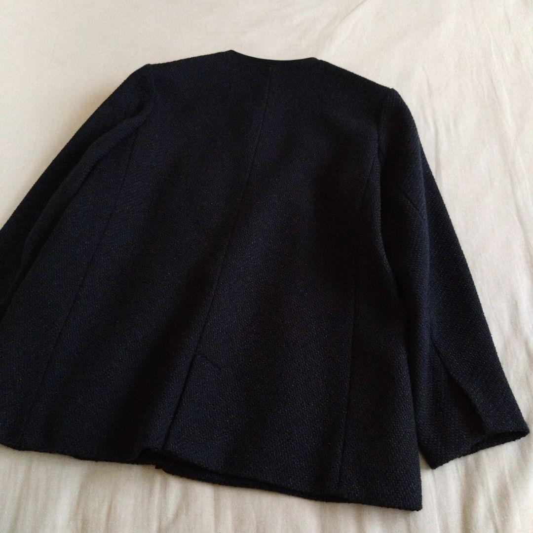 おまけ付き＊アーバンリサーチドアーズ ツイードVネックジャケット ノーカラー