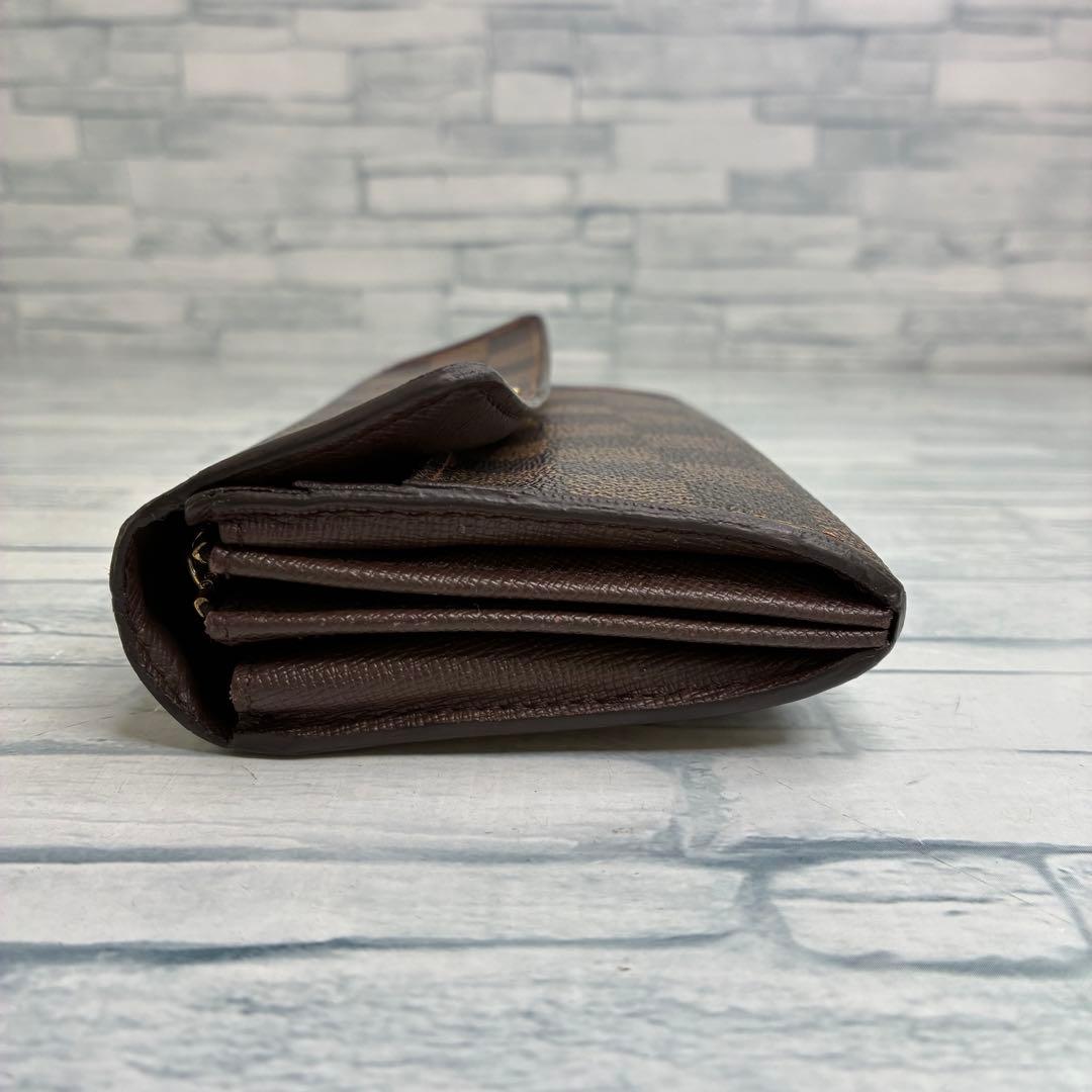 美品　45 ルイヴィトン ダミエ 長財布　二つ折り財布　ku4