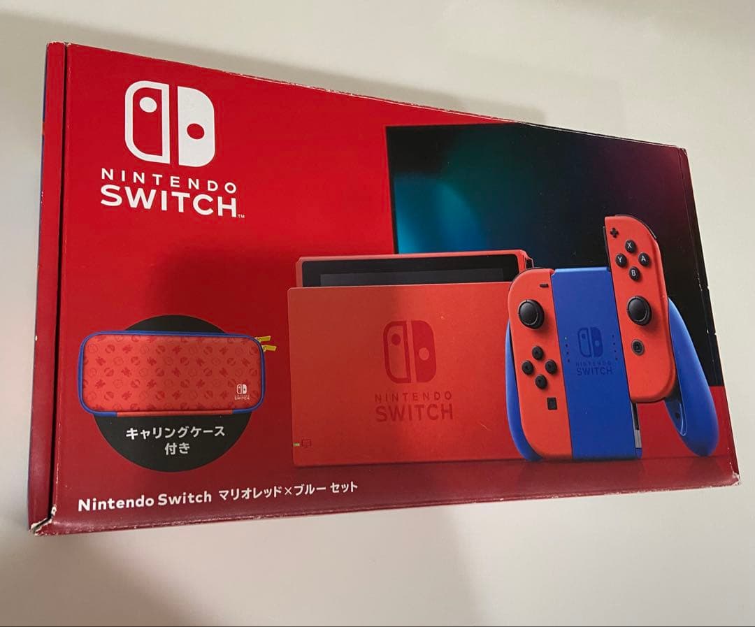 新品 ニンテンドースイッチ マリオレッドxブルーセット