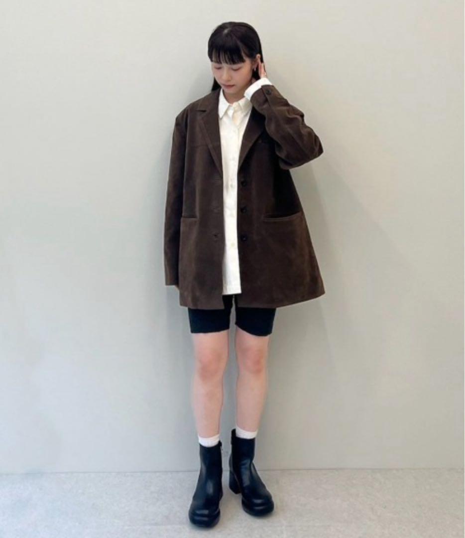 【anuke】Eco Suede Jacket 38