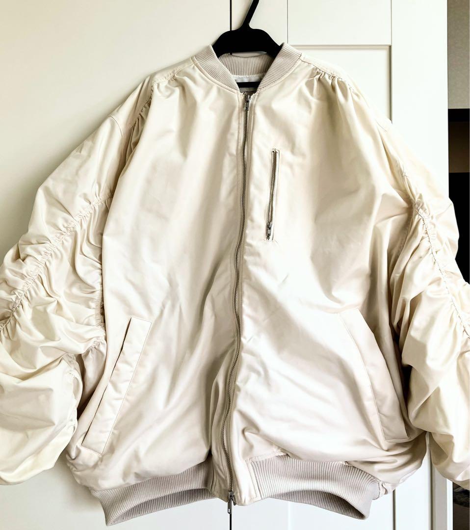 【美品】La BeLLE ETUDE ギャザーボリュームキルトライナーMA-1