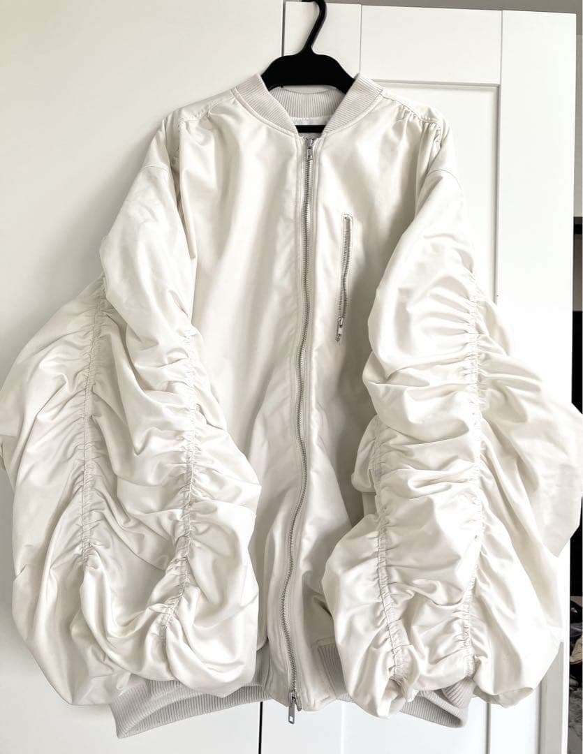 【美品】La BeLLE ETUDE ギャザーボリュームキルトライナーMA-1