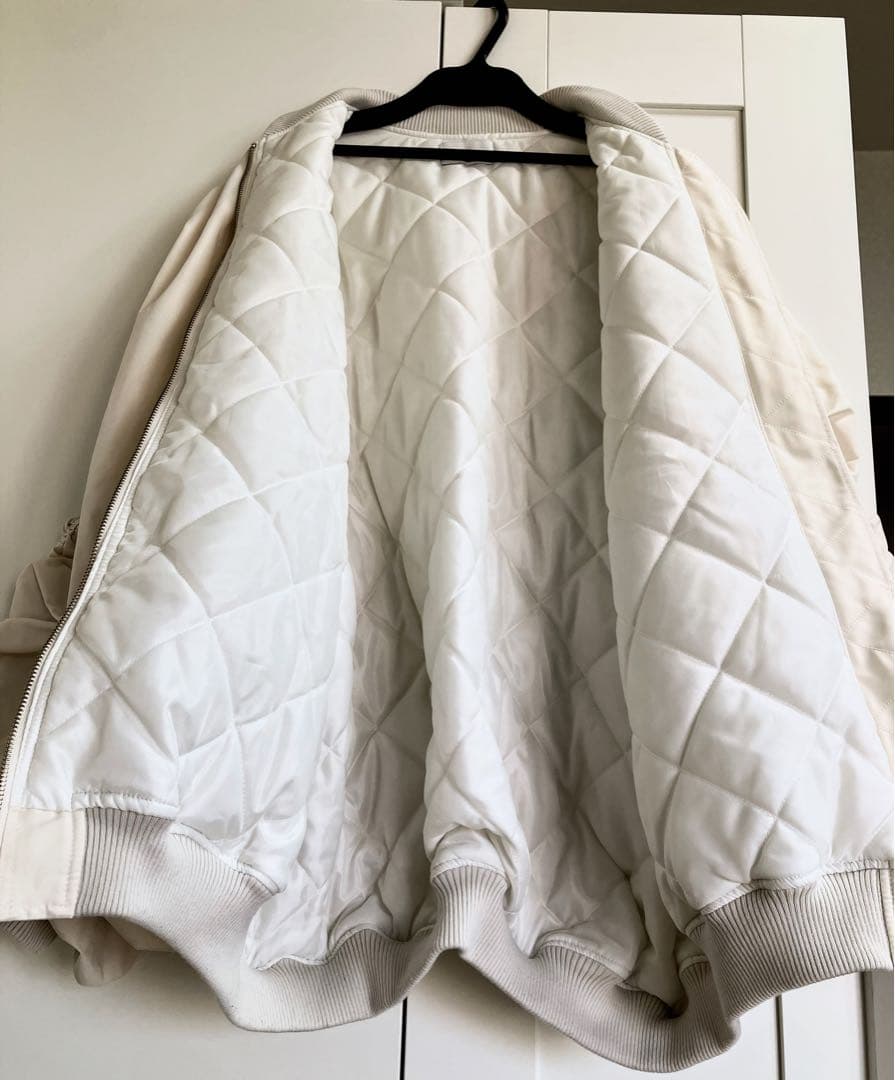 【美品】La BeLLE ETUDE ギャザーボリュームキルトライナーMA-1