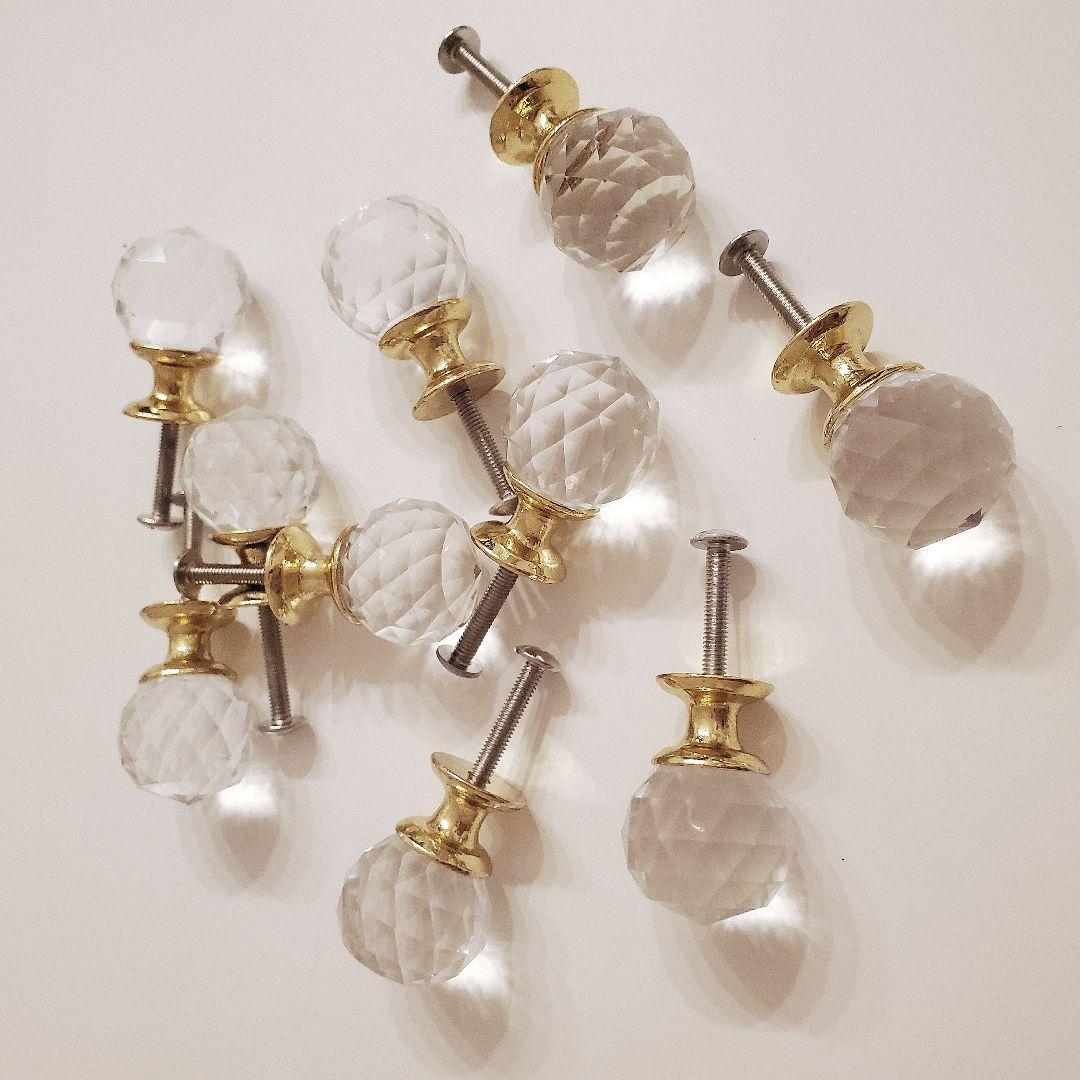 【サクラサク】クラシック調♡5段チェスト♡クリスタル取っ手