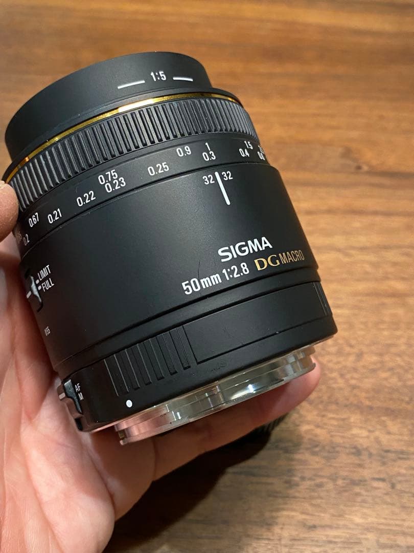 SIGMA 50mm F2.8 DG MACRO 単焦点　動作品　キャノンEF