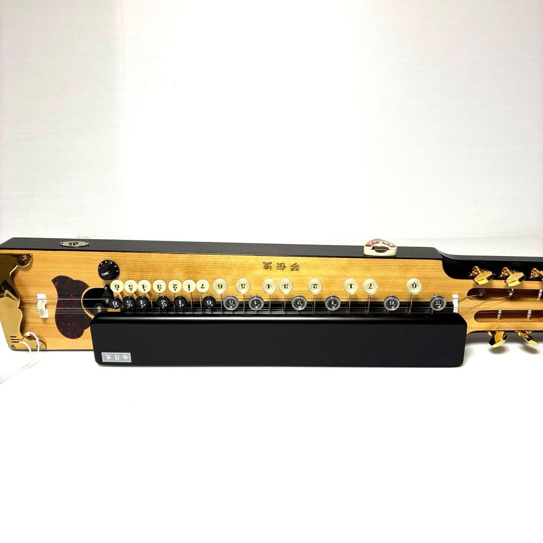 美品 希少品 大正琴 月光 電子琴 エレキ ハードケース 付 琴伝流 ソプラノ