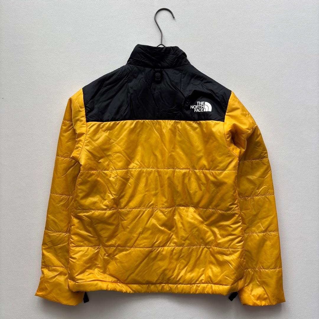 02140-4 ノースフェイス　スノボウェア　ダウンジャケット　イエロー