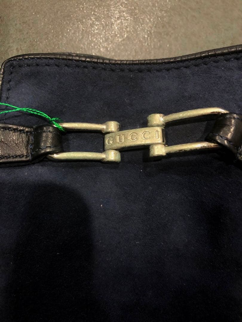 【新品未使用】GUCCI グッチ レザー＆スエード 手袋 サイズ7 箱付き