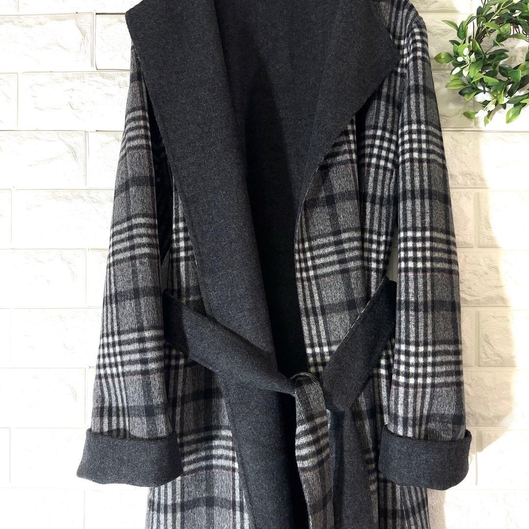 UNTITLEDリバーコート イタリア製 ダブルフェイス 極美品 アンタイトル