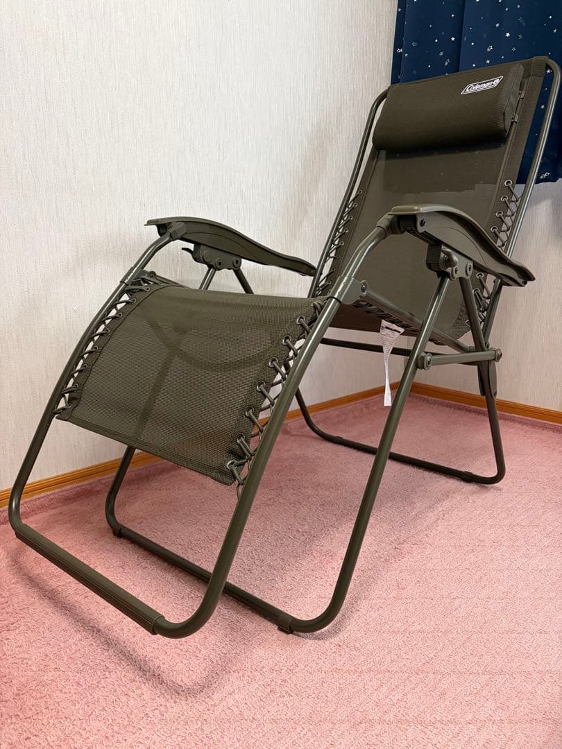 Coleman コールマン インフィニティチェア オリーブグリーン　使用頻度(少