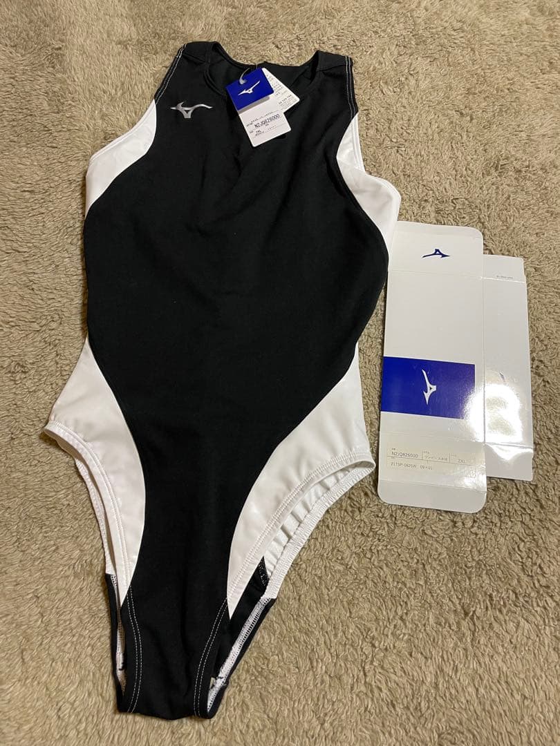 水球水着　レディース　2XL ミズノ　競泳水着　バックジップ　ウォーターポロ