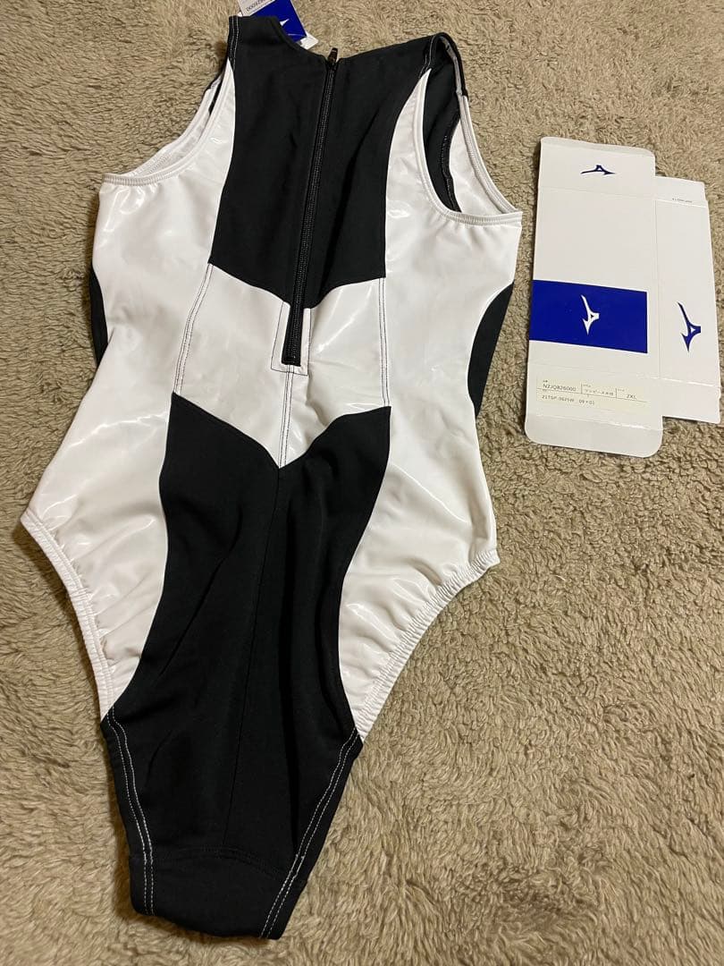 水球水着　レディース　2XL ミズノ　競泳水着　バックジップ　ウォーターポロ