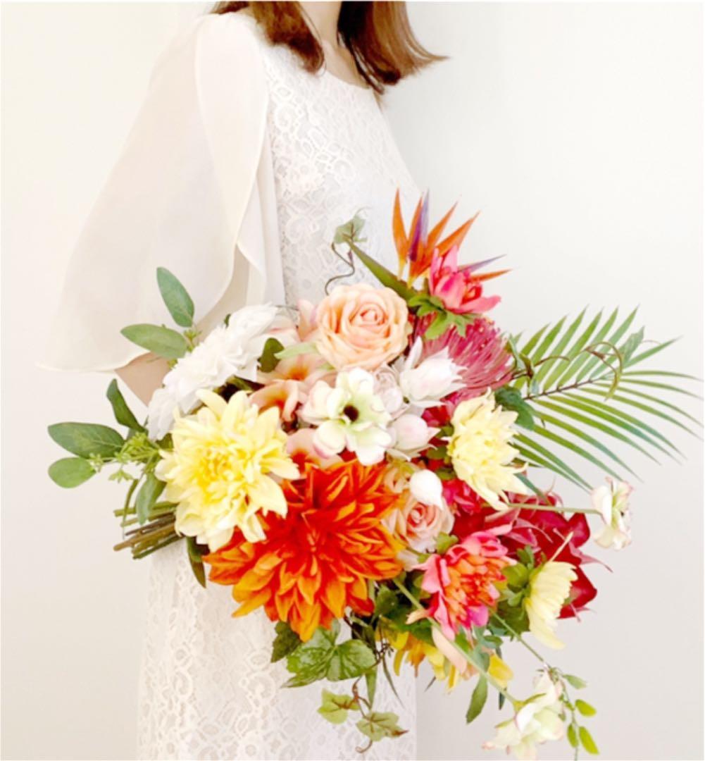 トロピカルブーケ♡南国ブーケ　造花ブーケ