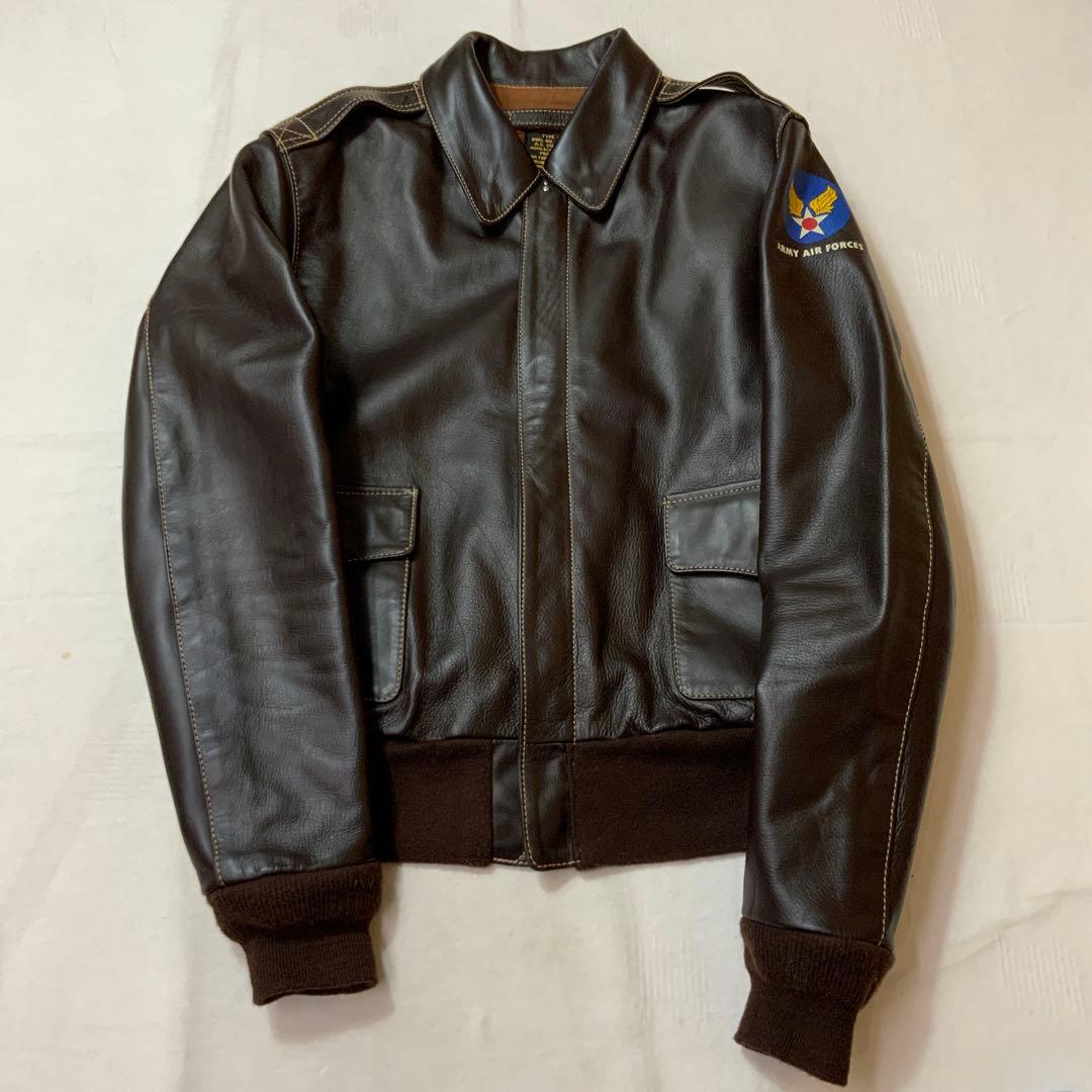 モルガンプロダクツ A-2 レザー フライトジャケット 36