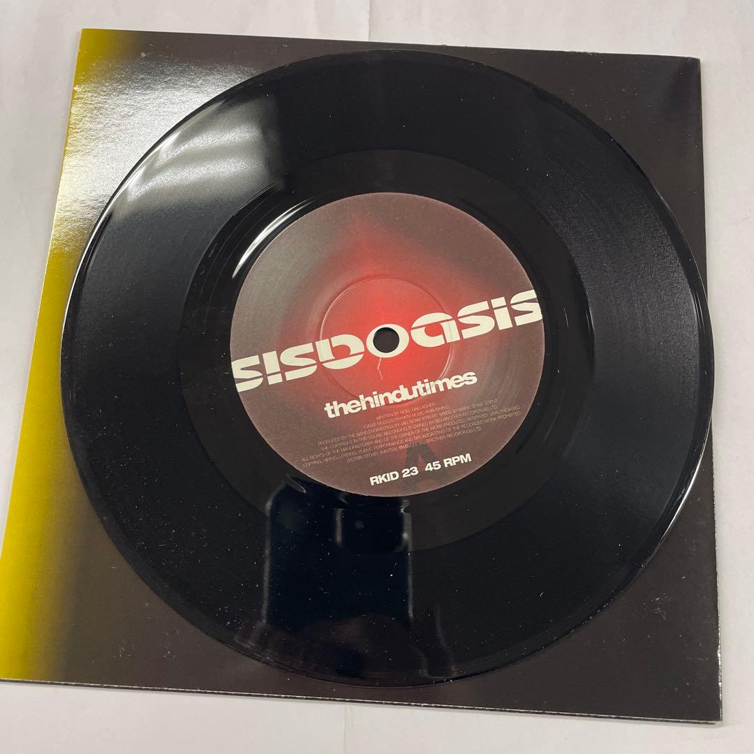 Oasis the hindutimes 新品7\"レコード