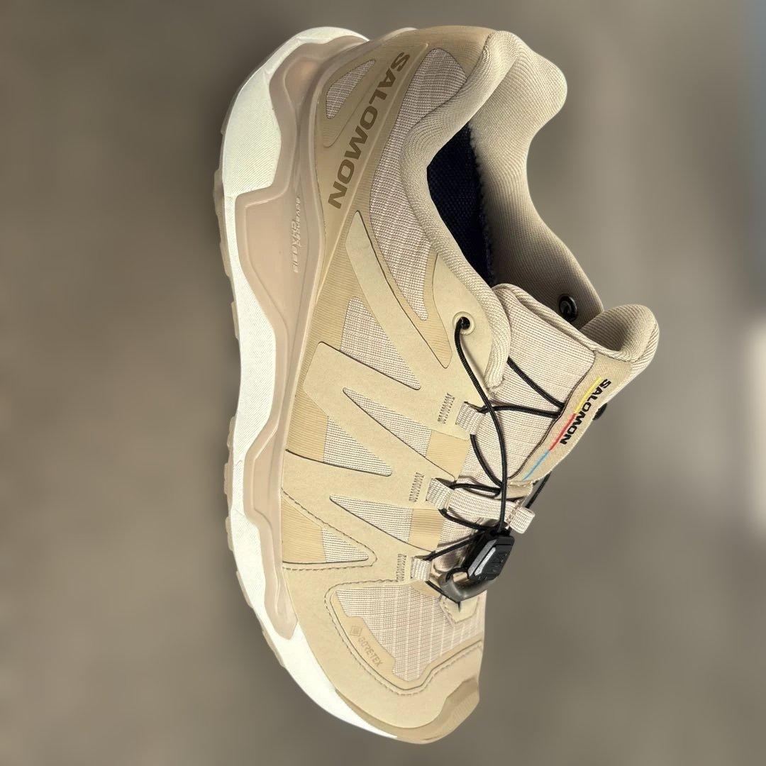 Salomon スニーカー 23.5cm ベージュXC ローム　ゴアテックス　W