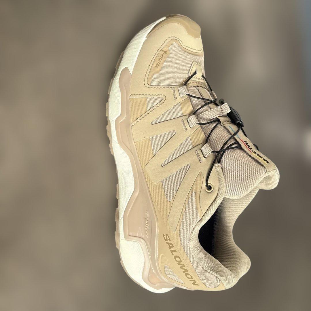 Salomon スニーカー 23.5cm ベージュXC ローム　ゴアテックス　W