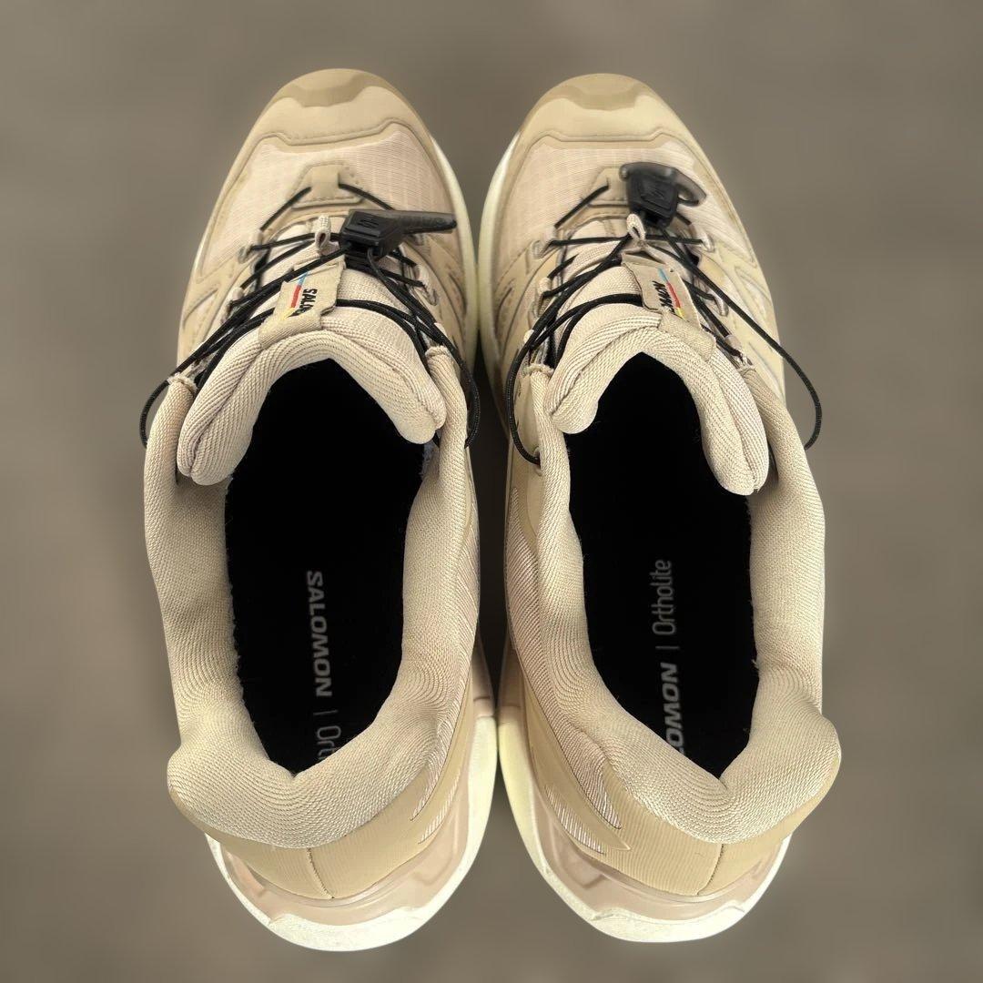 Salomon スニーカー 23.5cm ベージュXC ローム　ゴアテックス　W