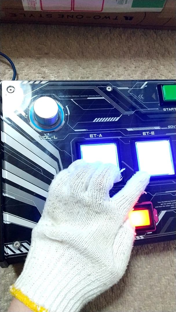 三和ボタン 静音化 サウンドボルテックス アルティメットモデル コントローラ