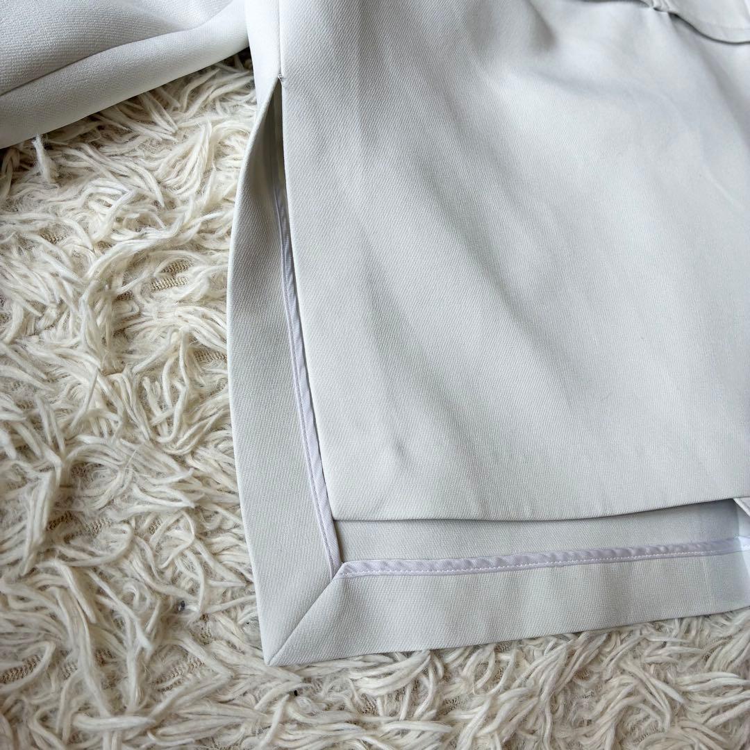 ADORE トリプルクロスパーカー ハーフジップ ホワイト プルオーバー