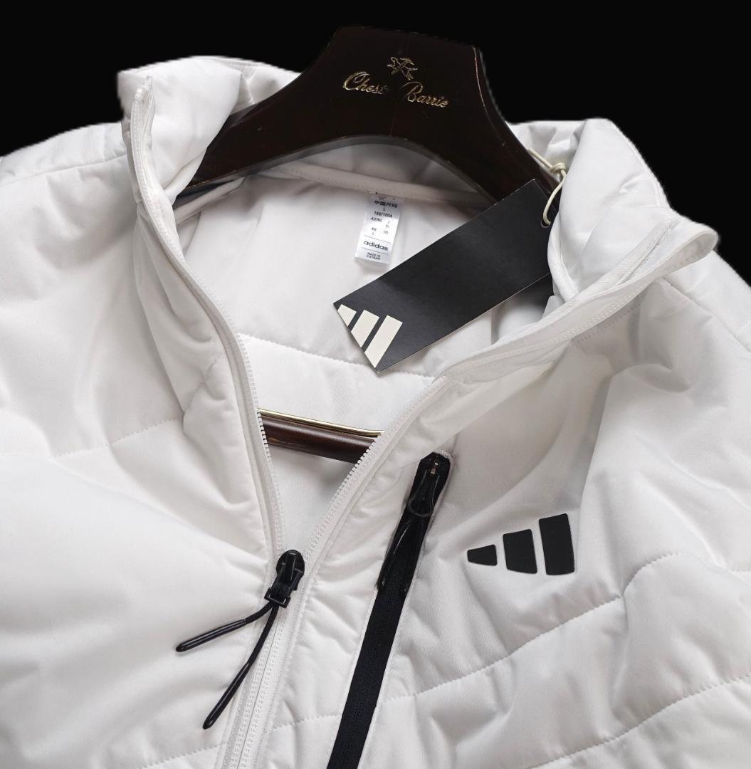 新品XL アディダス ゴルフ 保温 中綿 キルティング ジャケットHG8291