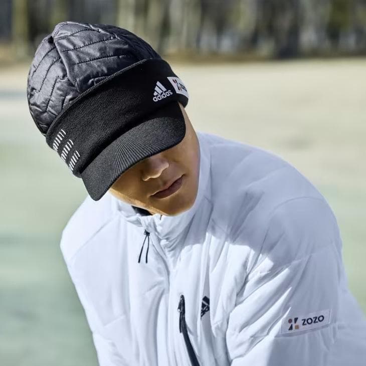 新品XL アディダス ゴルフ 保温 中綿 キルティング ジャケットHG8291