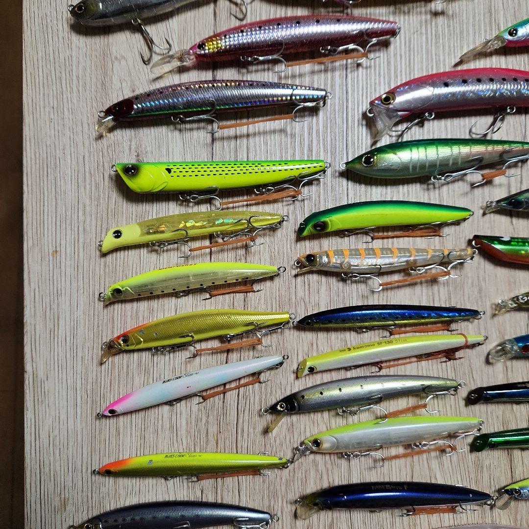 シーバスルアー52個　ダイワ　シマノ　メガバス　ロンジン　ブルーブルー　他