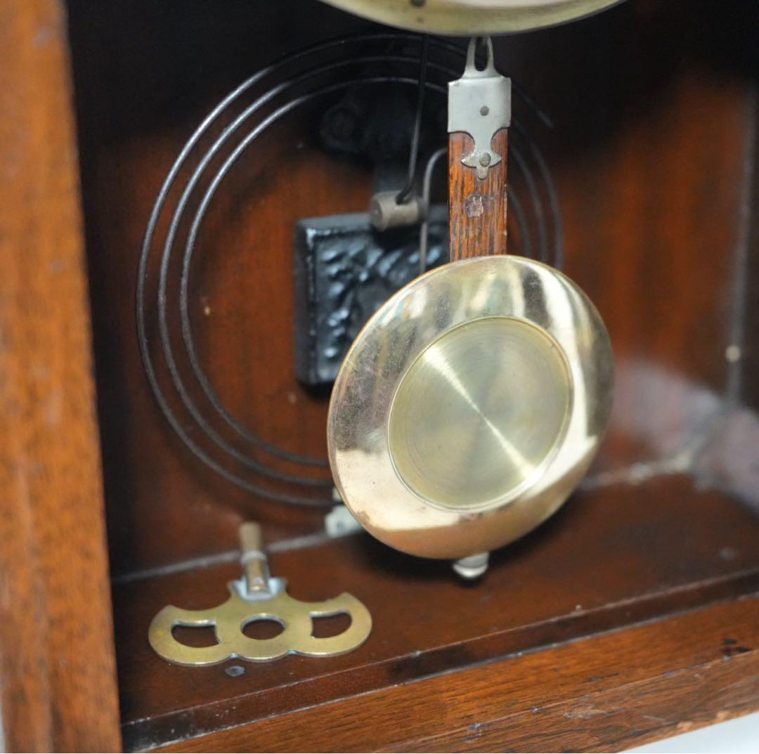 日比野時計 ボンボン時計 振り子時計 柱時計 動作品 メンテナンス済