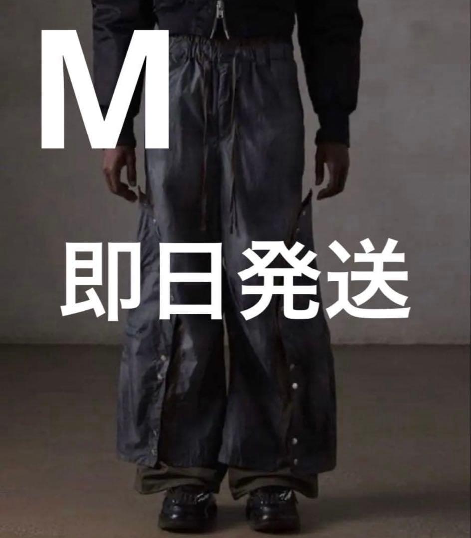 圭*将様 GRANCY ナイロンパンツ　グレーグリーン