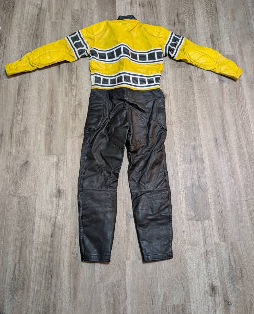 vintage【NANKAI ︎/南海部品】レーシングウェア　革つなぎ　スーツ