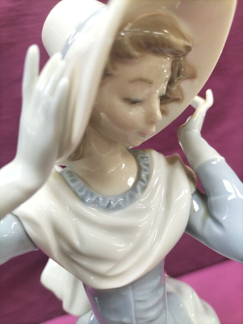 リヤドロ　陶器人形　スペイン　春のそよ風　4936 完品美品　36cm